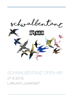 schwalbentanz open-air