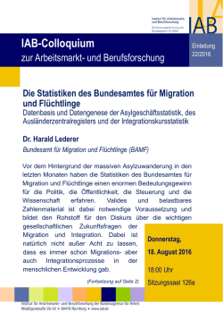 Die Statistiken des Bundesamtes f&uuml;r Migration und Fl&uuml;chtlinge