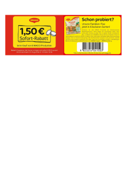 Coupon - Maggi