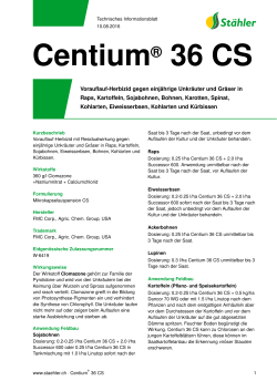 Centium® 36 CS - Stähler Suisse SA