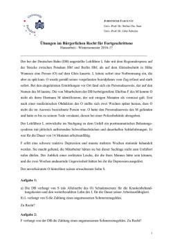 Hausarbeit im B&uuml;rgerlichen Recht