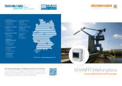 KRANFIT-Wartungsbox - Brunnhuber Krane GmbH