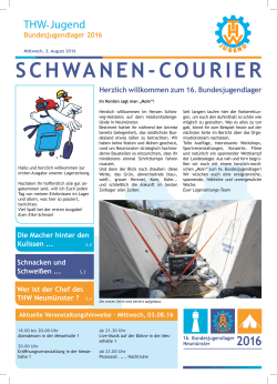 schwanen-courier - Bundesjugendlager