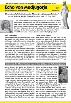 Echo von Medjugorje