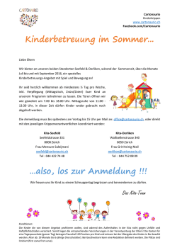 Informationen finden sie auf unserem Flyer.