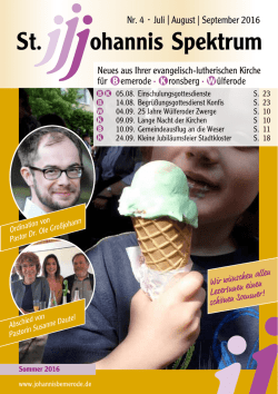 Heft Juli - Mitte September