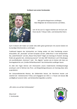 Gru&szlig;worte zum Volks