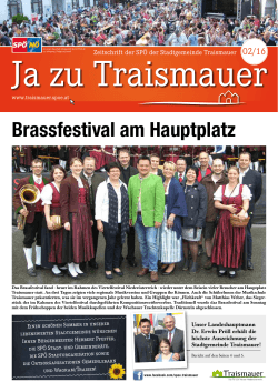 Zeitung 02/2016 - SPÖ Traismauer