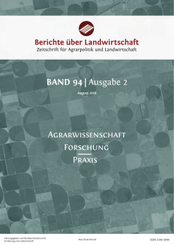 Sander fertig - 94 - BüL - Berichte über Landwirtschaft