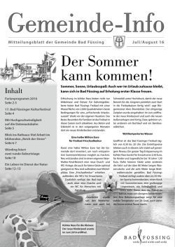 Juli/August - Bad F&uuml;ssing