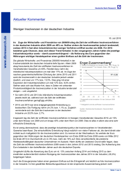 Aktueller Kommentar - Deutsche Bank Research