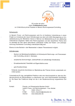 Stellenangebot - Energie- und Wasserwerke Bautzen GmbH
