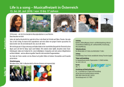 Life is a song – Musicalfreizeit in Österreich