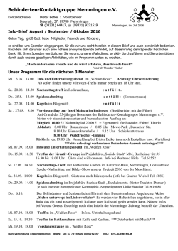 Infobrief Behindertenkontaktgruppe 2016-08