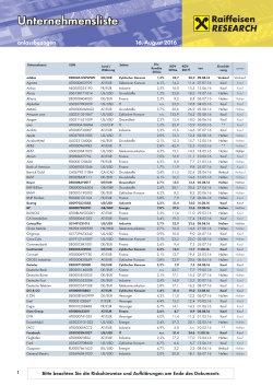 Gesamtliste in PDF - boerse