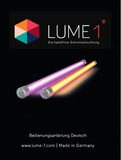 Anleitung - Lume-1