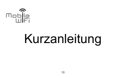 Kurzanleitung