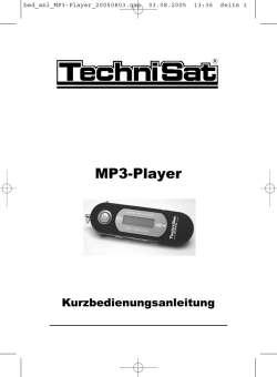 MP3-Player - TechniSat