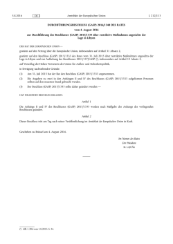 Informationen - Ausfuhrkontrolle