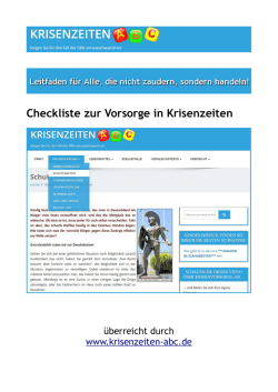 gratis - Sch&uuml;tzen, sichern, vorsorgen!