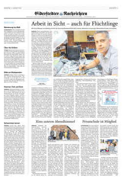 Arbeit in Sicht – auch für Flüchtlinge