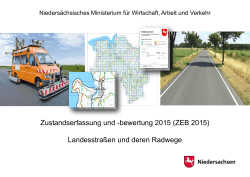 ZEB 2015 - Landesstraßen und Radwege
