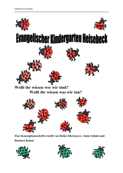 Konzept  - Ev. Kindertagesstätten Oberweser