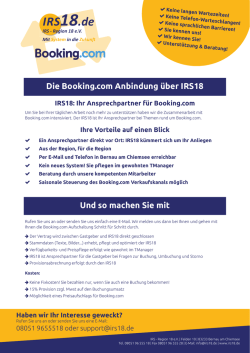 Infoblatt - IRS - Region 18 e.V.