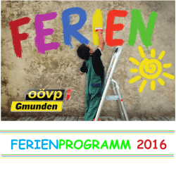 ferienprogramm 2016