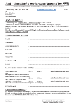 hmj &ndash; hessische motorsport jugend im HFM