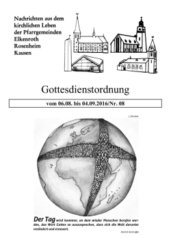 Pfarrbrief - Nauroth im Westerwald