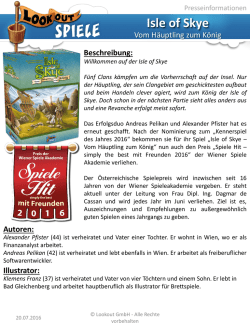 Isle of Skye - &Ouml;sterreichischer Spielepreis