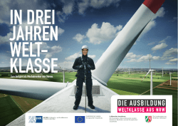 IN DREI JAHREN WELT- KLASSE - Brosch&uuml;renservice