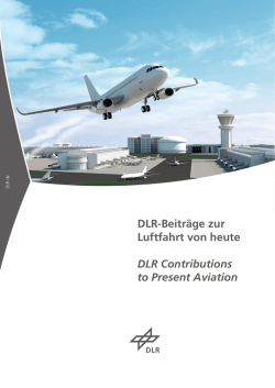 DLR-Beitr&auml;ge zur Luftfahrt von heute