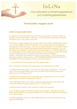 NewsLetter August 2016