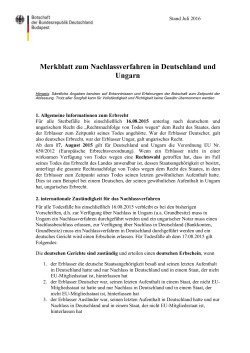 Merkblatt zum Nachlassverfahren in Deutschland und Ungarn [pdf