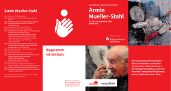 Armin Mueller-Stahl - Kreissparkasse Heilbronn