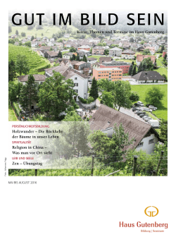 GUT IM BILD SEIN - Haus Gutenberg > Startseite