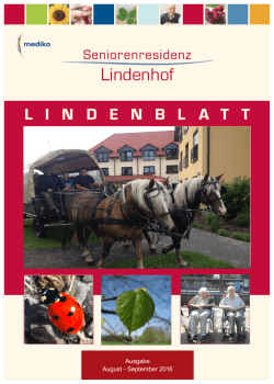 Ausgabe August - September 2016