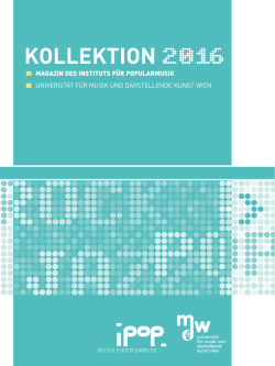 KolleKtion 2016