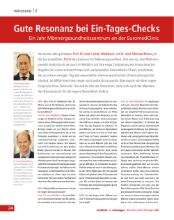 Gute Resonanz bei Ein-Tages-Checks