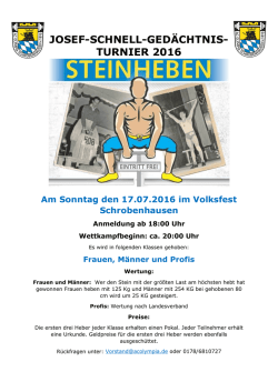 josef-schnell-ged&auml;chtnis- turnier 2016