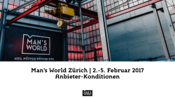 Man`s World Zürich | 2.-5. Februar 2017 Anbieter