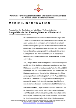 MI Lange Nacht der Klostergärten 2016 - PDF-Download