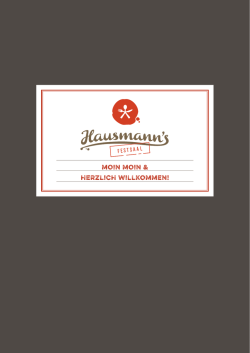 Festsaal - Hausmann`s