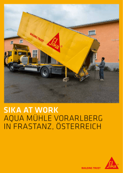 Aquamühle, Frastanz - Sika Österreich GmbH