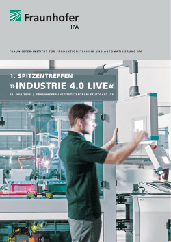 industrie 4.0 live - Fraunhofer IPA - Fraunhofer