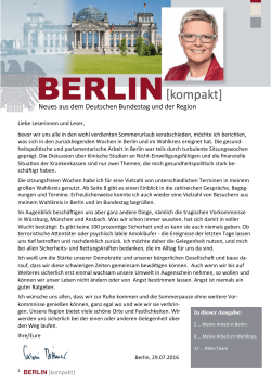 Berlin kompakt 2017 Juli 29 ist online
