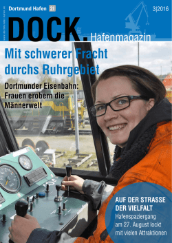 DOCK Hafenmagazin - Dortmunder Hafen AG
