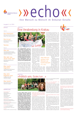 echo Ausgabe 02-2016 - Katholisches Dekanat Ostalb